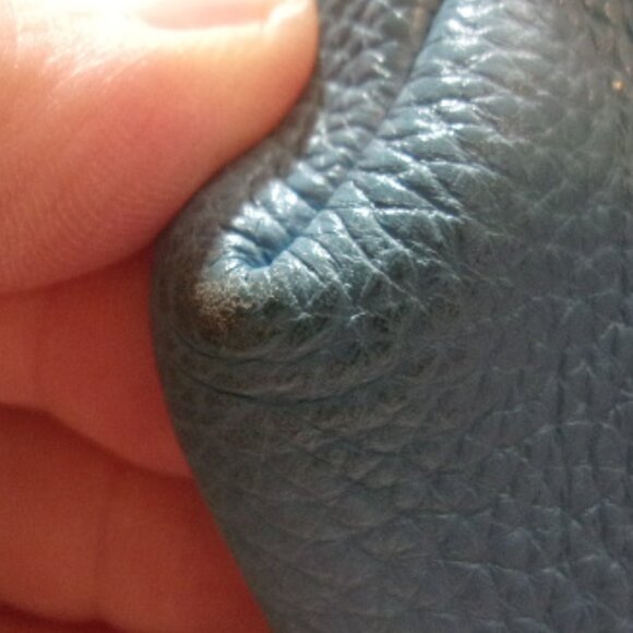 E-134 COACH CELESTE BABY BLUE EAST/WEST CONVERTIBLE HOBO BAG - Picture 8 of 15